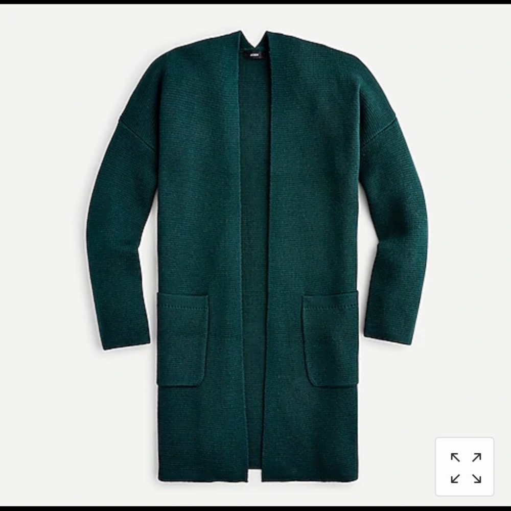J Crew open front sweater jacket